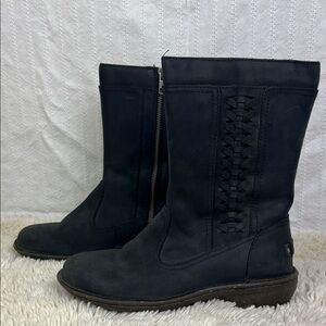 UGG Kaleen black leather boots size 7